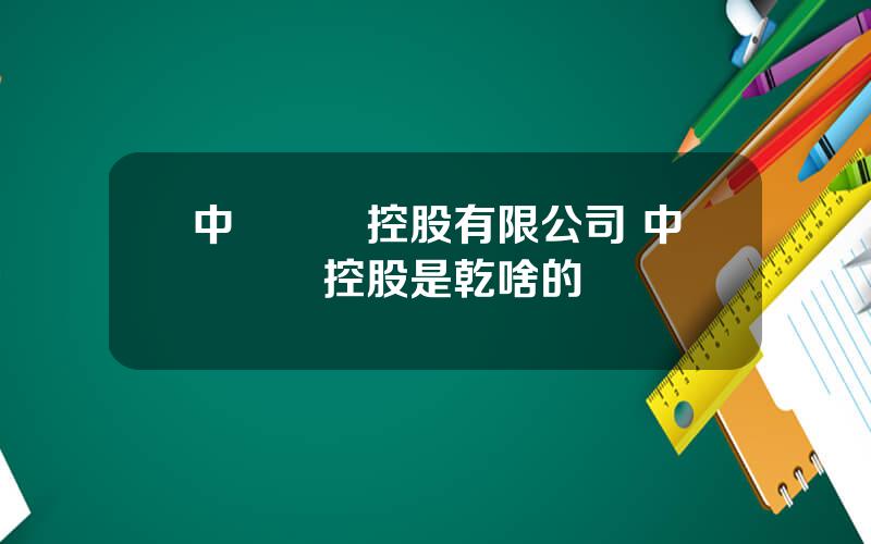 中國興業控股有限公司 中國興業控股是乾啥的